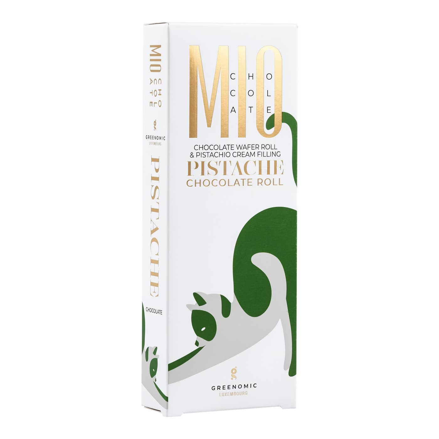 MIO Chocolate | Pistacchio Wafer Roll | 4 Stück