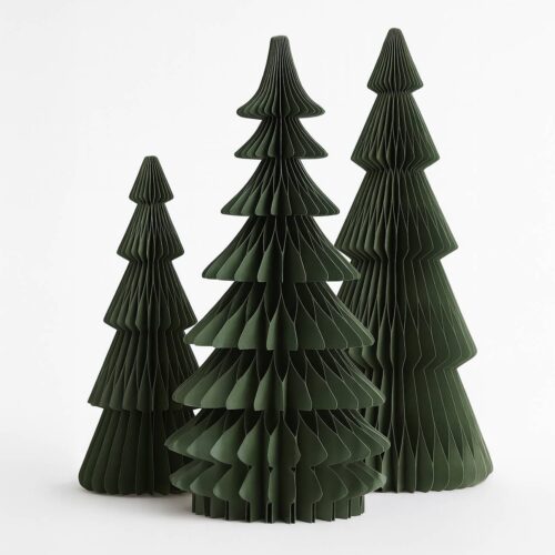 Papurism | Papier-Weihnachtsbaum Freya 60 cm | Offwhite