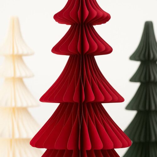 Papurism | Papier-Weihnachtsbaum Freya 60 cm | Offwhite