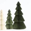 Papurism | Papier-Weihnachtsbaum Sanna 50 cm | Moosgrün