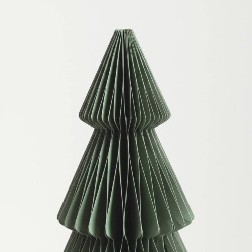 Papurism | Papier-Weihnachtsbaum Sanna 50 cm | Moosgrün